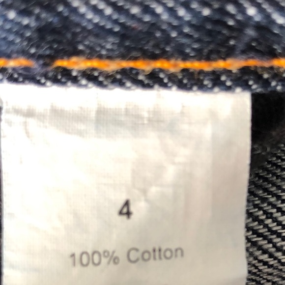 J Crew Button Denim Skirt SZ 4 - Picture 3 of 4